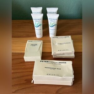 Peter Thomas Roth & Bergman Kelly Hotel Toiletry Set Shampoo Soap Cap